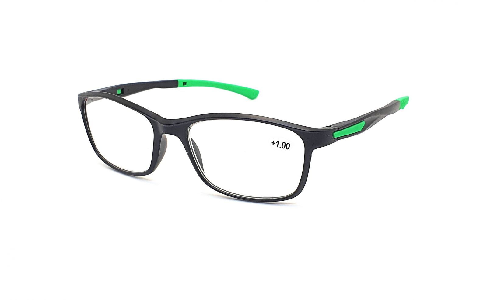Dioptrické brýle MC2210 +1,00 black/green