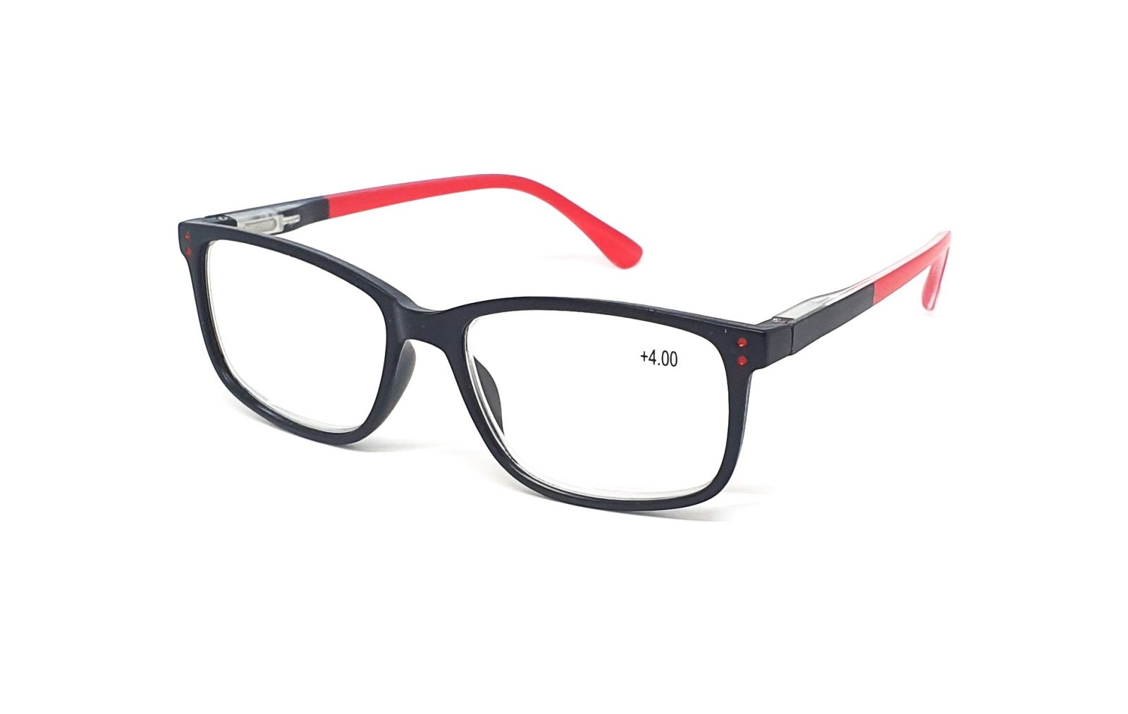 IDENTITY Dioptrické brýle MC2188 +4,00 black/red flex