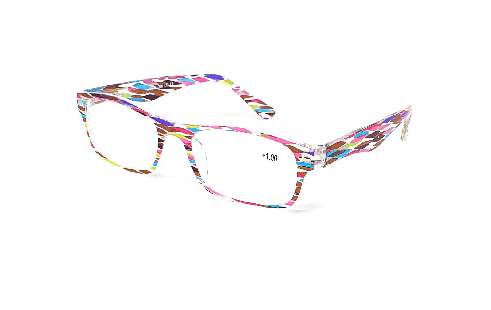 Dioptrické brýle M2139 +1,00 mozaika violet flex