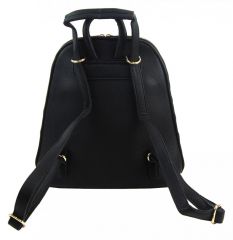 Černý elegantní menší dámský batůžek / kabelka Jessica Bags E-batoh