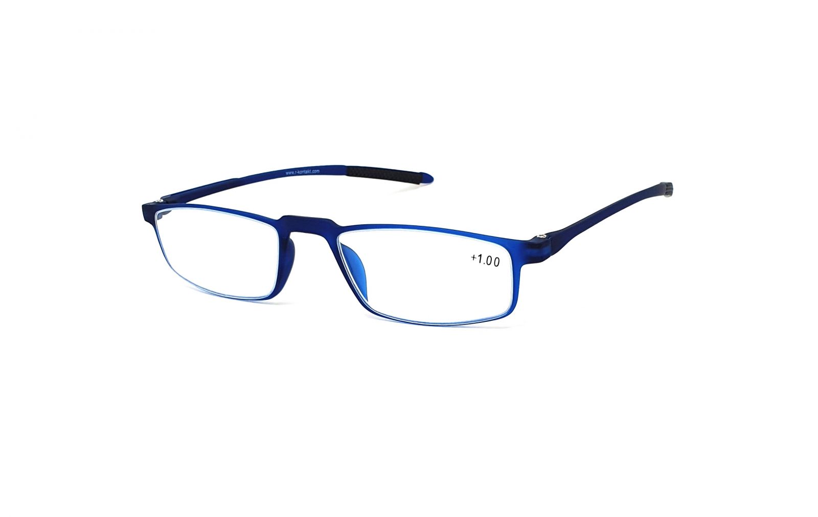 Extra ohebné dioptrické brýle V3040 s úchytem na kapsu / +3,00 blue