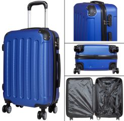 Cestovní kufry sada AVALON II L,M,S BLUE MONOPOL E-batoh