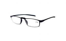 Extra ohebné dioptrické brýle V3040 s úchytem na kapsu / +1,00 black