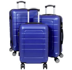 Cestovní kufry ABS sada COMO L,M,S blau