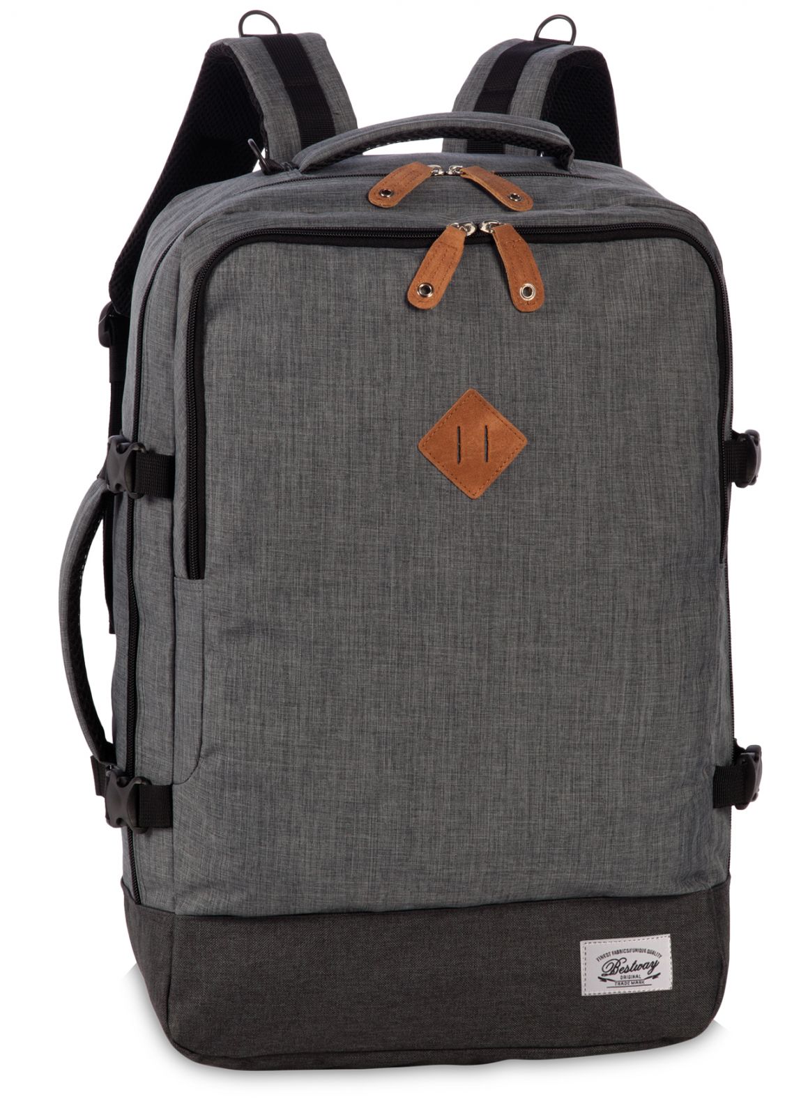 BestWay Příruční zavazadlo - batoh Cabin PRO 54x35x20 dark grey