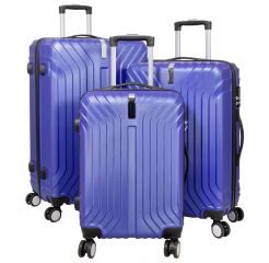 Cestovní kufry sada PALMA L,M,S BLUE BRIGHT