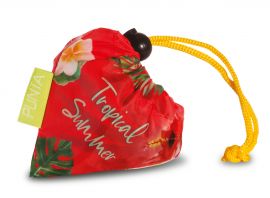 Nákupní skládači taška PUNTA Tropical Red E-batoh
