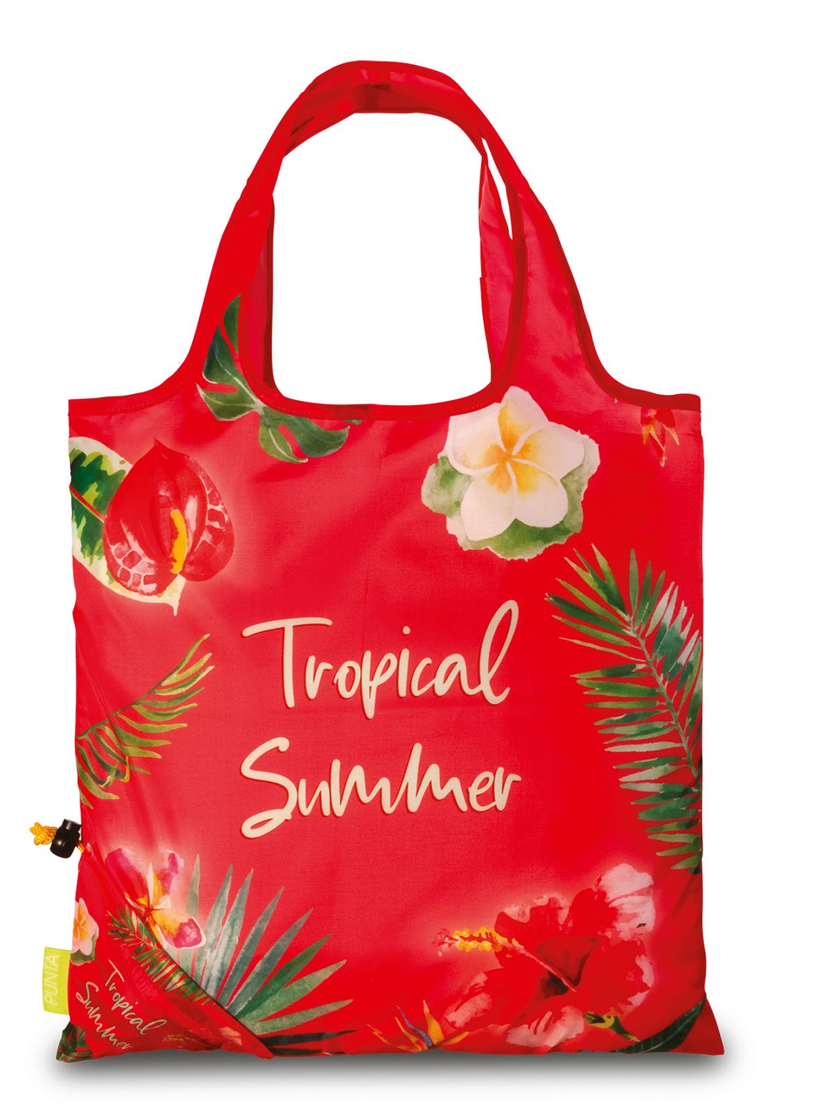 Nákupní skládači taška PUNTA Tropical Red