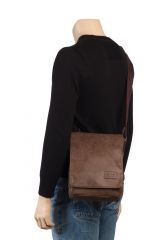 Panská taška BestWay s klopou dark brown E-batoh