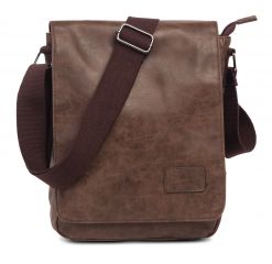 Panská taška BestWay s klopou dark brown E-batoh