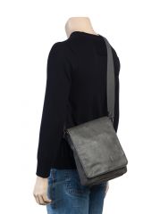 Panská taška BestWay s klopou dark grey E-batoh
