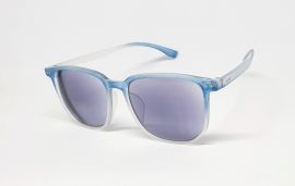 Samozabarvovací dioptrické brýle F23 / -2,50 blue transparent E-batoh