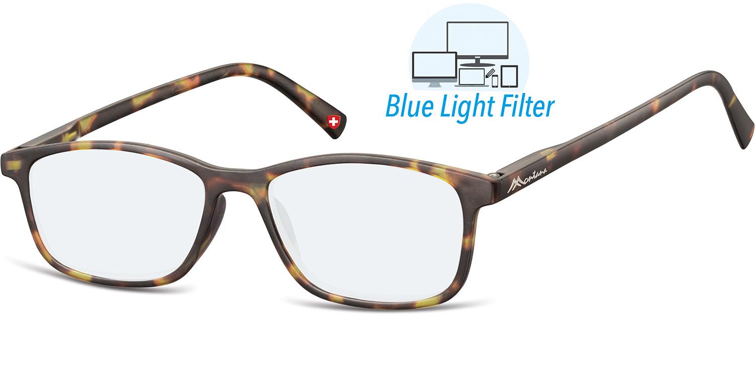 MONTANA EYEWEAR Slim dioptrické brýle na počítač BLF51F +3,50 Flex