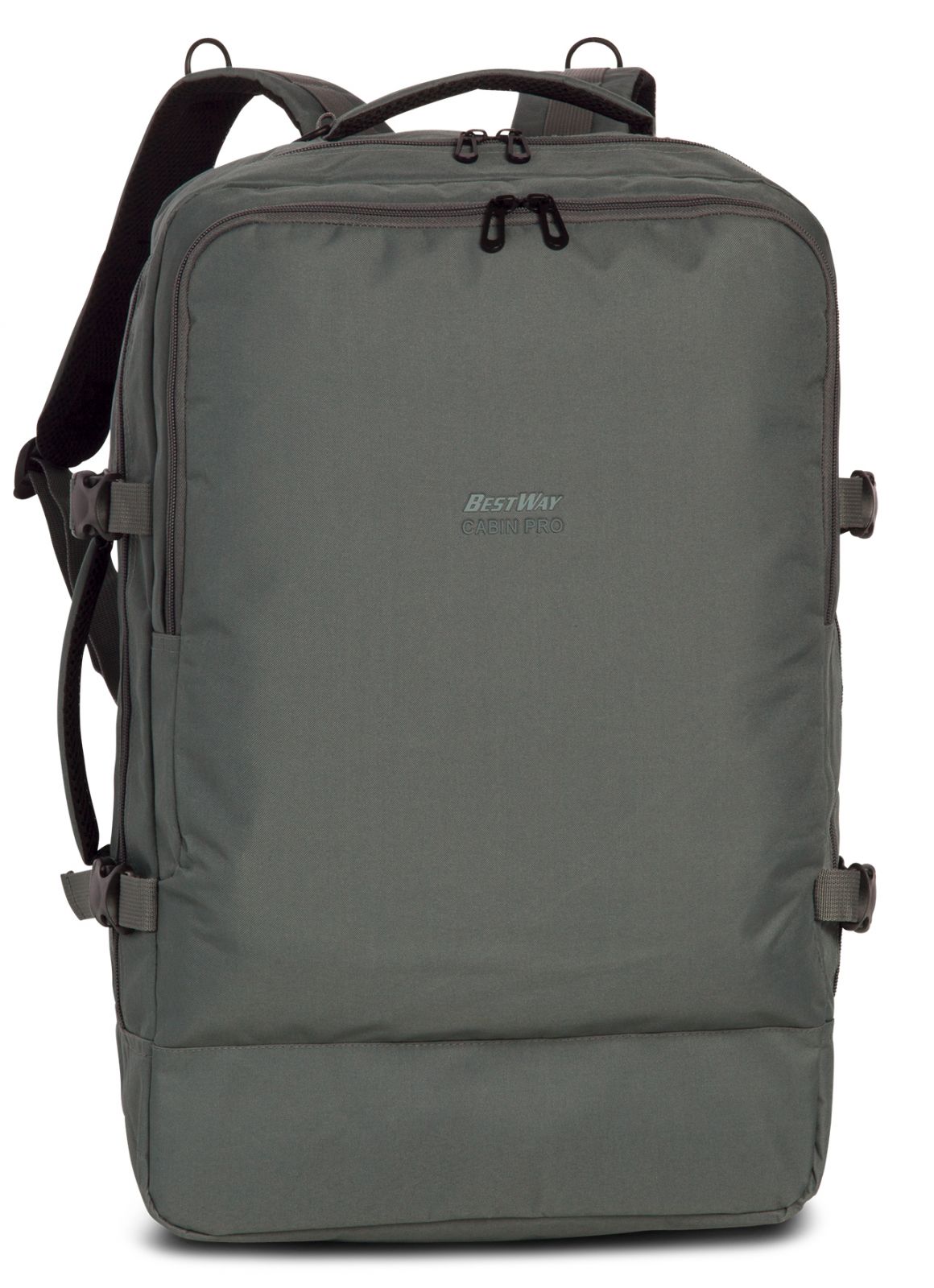 BestWay Příruční zavazadlo - batoh Cabin Pro 300D 54x35x20 grey green