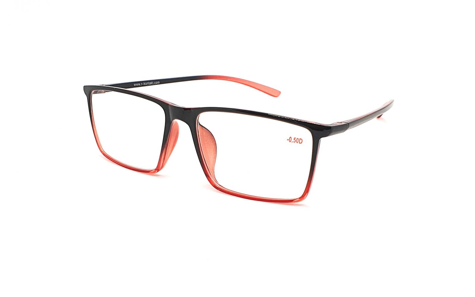 Dioptrické brýle V3058 / +1,00 black/red