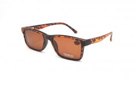 Dioptrické brýle V3050 / +4,00 black/brown flex + polarizační klip E-batoh