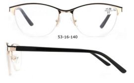 Dioptrické brýle V3055 / +2,50 gold/black