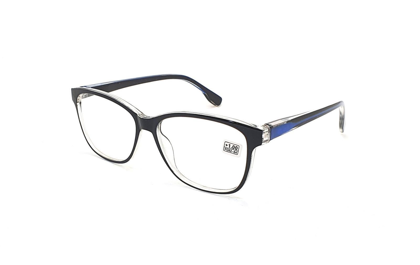 Dioptrické brýle ZH2105 +2,50 black/blue flex