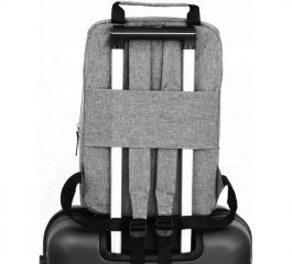 Příruční zavazadlo - batoh pro RYANAIR R1 40x25x20 GREY-PINK Reverse E-batoh