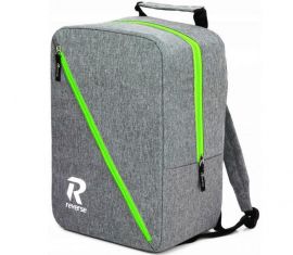 Příruční zavazadlo - batoh pro RYANAIR R1 40x25x20 GREY-GREEN