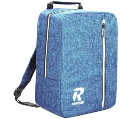 Příruční zavazadlo - batoh pro RYANAIR REV1 40x25x20 BLUE-SILVER