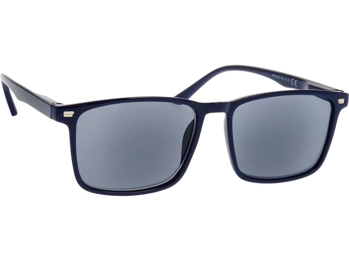 BRILO Dioptrické brýle RE430-B +1,50 flex zatmavěné