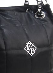Velká dámská kabelka přes rameno v prošívaném designu hnědá Fashion & CO E-batoh