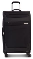 Sada 3 textilních kufrů DUBLIN 4w BLACK L,M,S TSA
