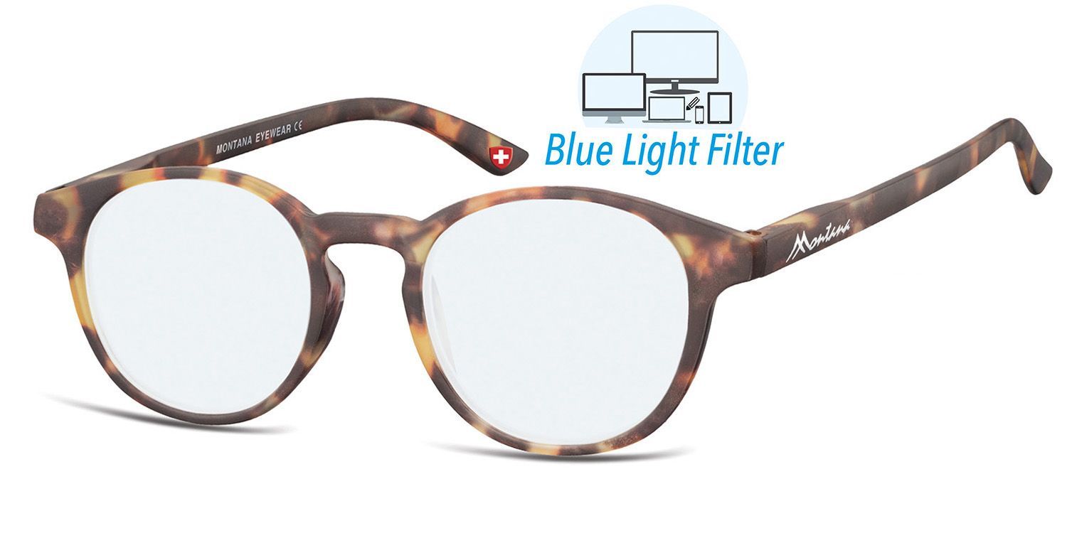 MONTANA EYEWEAR Slim dioptrické brýle na počítač BLF52F +1,50Flex