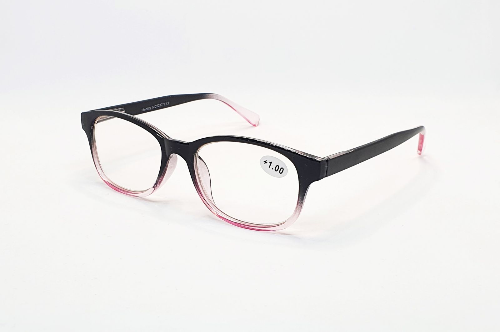 IDENTITY Dioptrické brýle MC2217 +1,50 flex black/pink