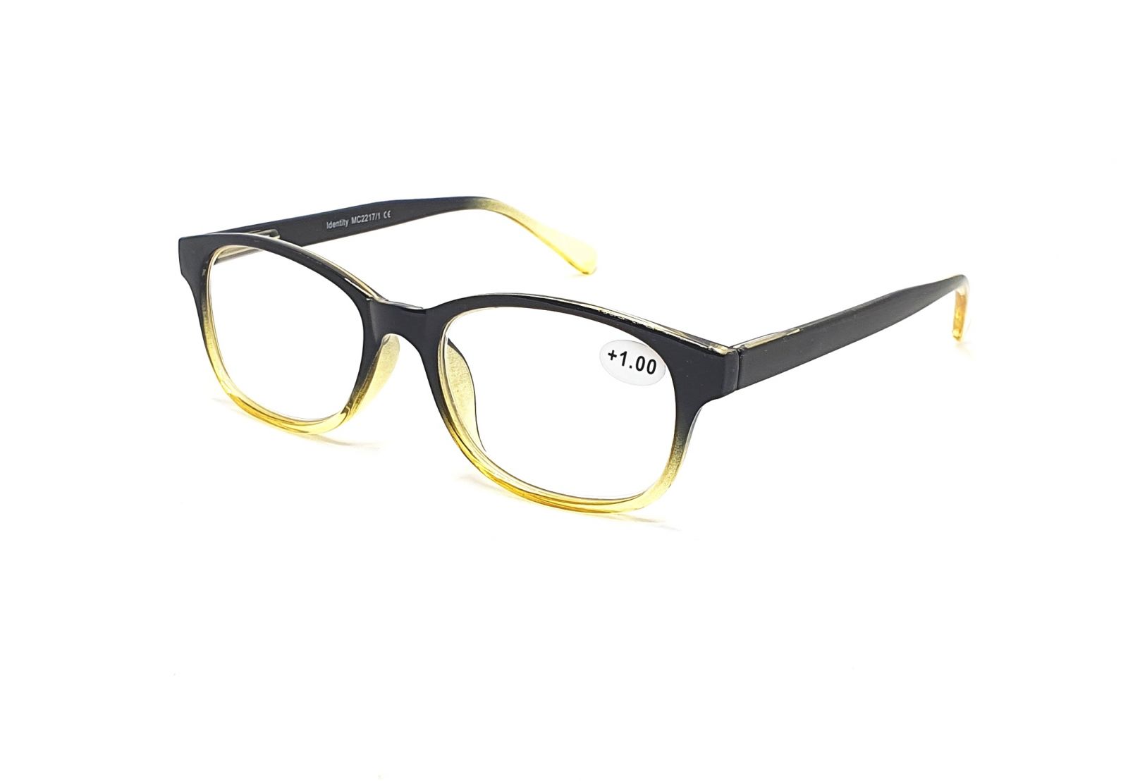 IDENTITY Dioptrické brýle MC2217 +2,50 flex black/green