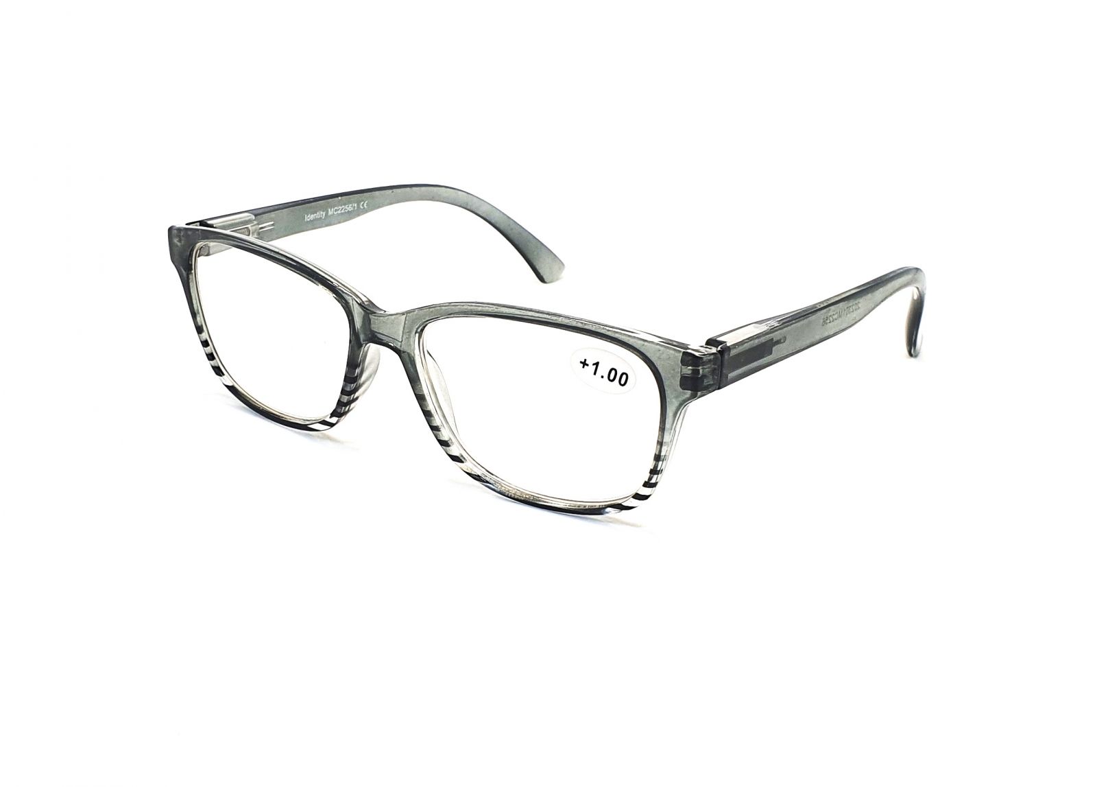 IDENTITY Dioptrické brýle MC2256 +1,50 flex grey