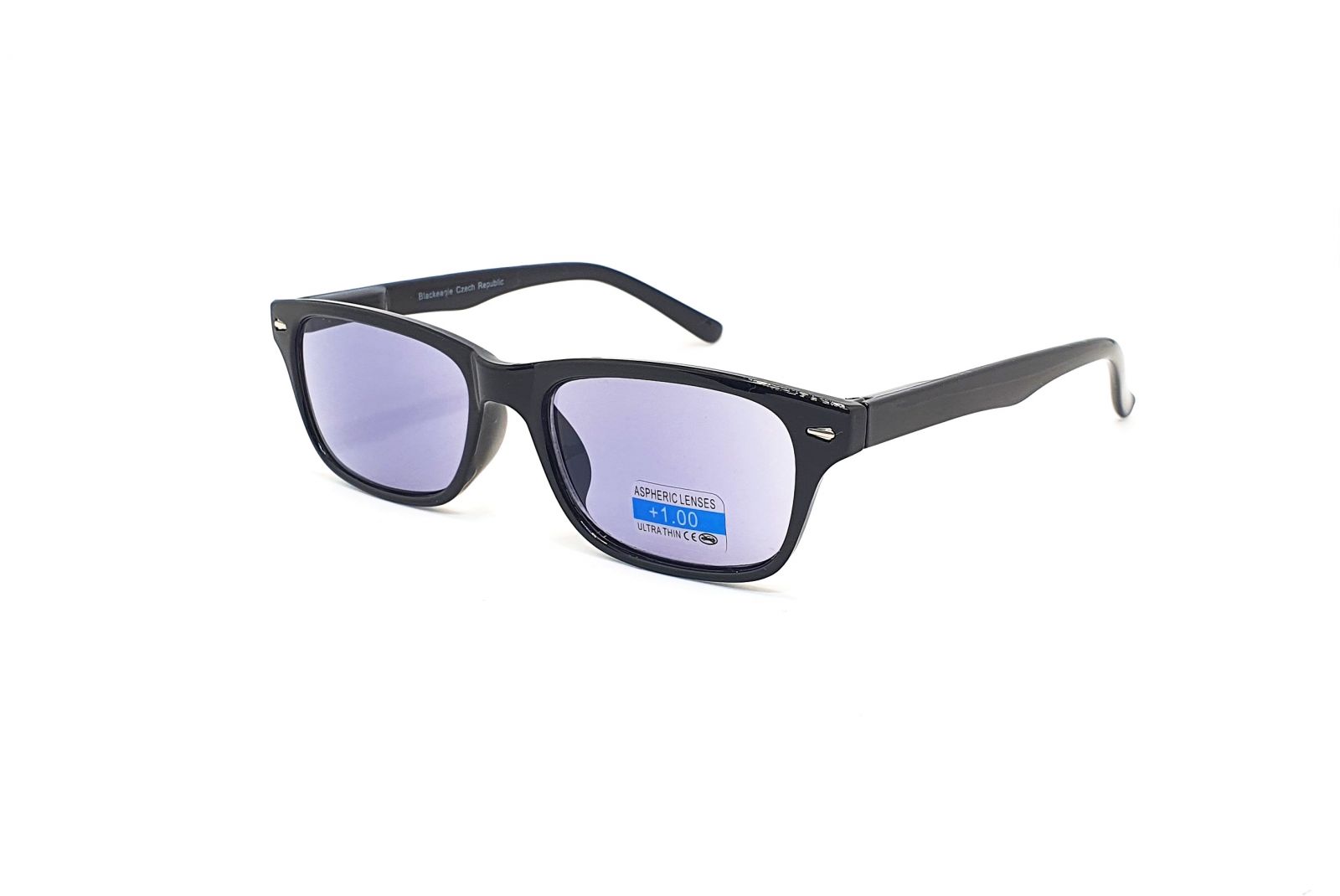 Dioptrické brýle 2R09/ +2,00 BLACK ZATMAVENÉ flex