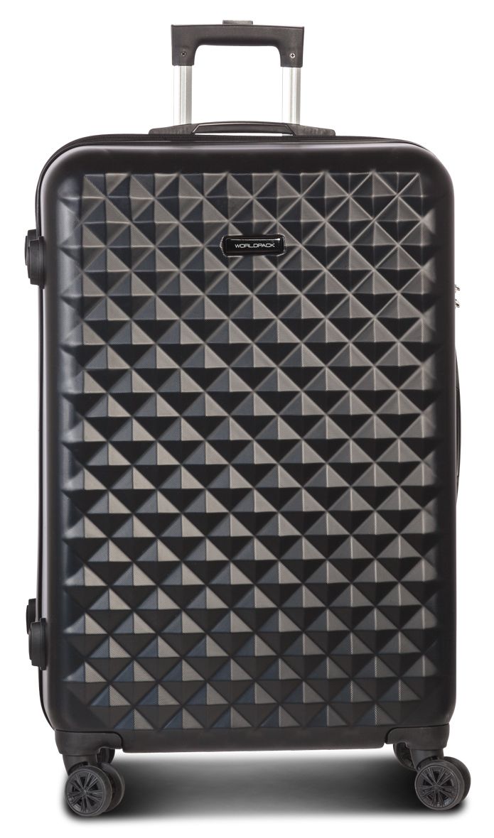 WORLDPACK Cestovní kufr BLACK DIAMOND ABS střední M