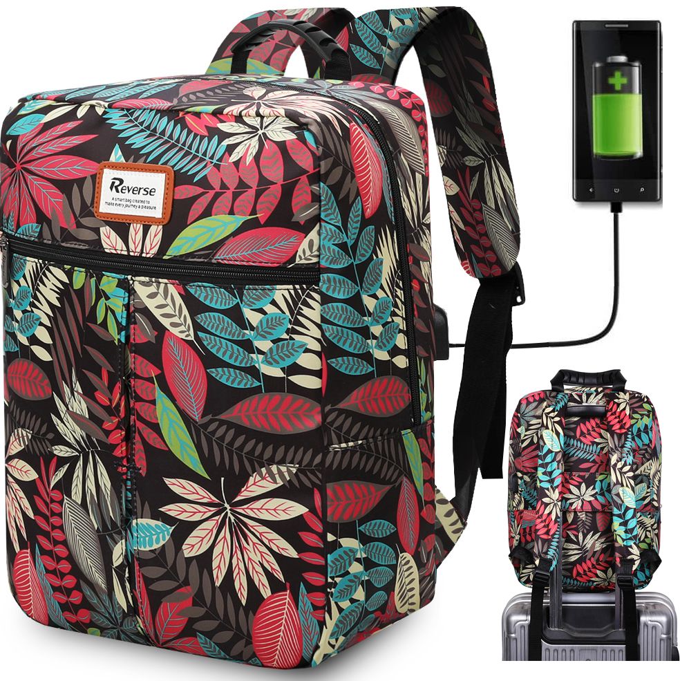 Reverse Příruční zavazadlo - batoh pro RYANAIR 2061 40x25x20 DECOR USB