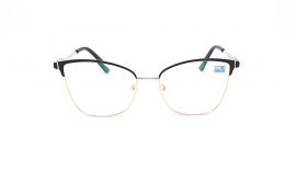 Dioptrické brýle 6861 / -2,00 black/gold s antireflexní vrstvou Flex E-batoh