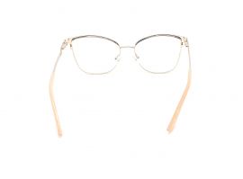Dioptrické brýle 6861 / -2,50 beige/gold s antireflexní vrstvou Flex E-batoh