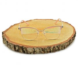 Dioptrické brýle 6861 / -4,50 beige/gold s antireflexní vrstvou Flex E-batoh