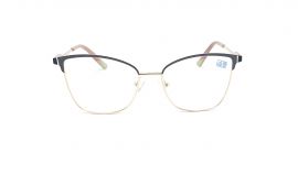 Dioptrické brýle 6861 / -1,50 black/gold/brown s antireflexní vrstvou Flex E-batoh