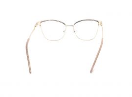 Dioptrické brýle 6861 / -2,00 black/gold/brown s antireflexní vrstvou Flex E-batoh