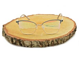 Dioptrické brýle 6861 / -4,50 black/gold/brown s antireflexní vrstvou Flex E-batoh