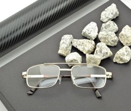 Dioptrické brýle 812 / -1,50 gold/brown FLex E-batoh