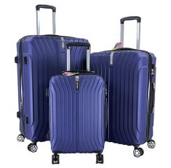 Cestovní kufry sada ALMERIA L,M,S BLUE BRIGHT
