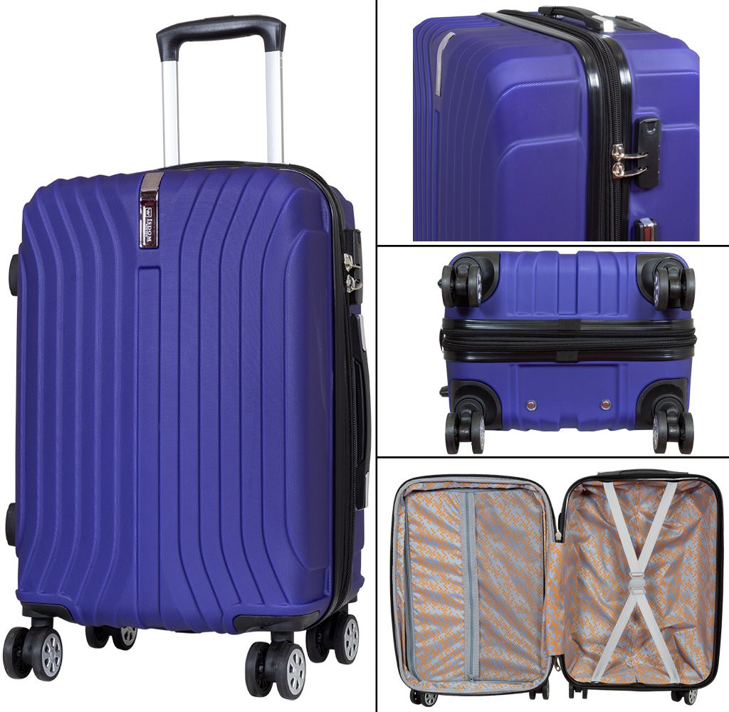 Cestovní kufr ALMERIA BLUE BRIGHT střední M