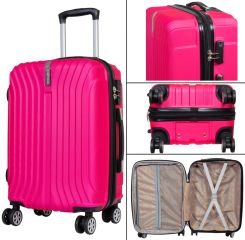 Cestovní kufr ALMERIA PINK BRIGHT střední M