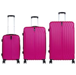 Cestovní kufr ALMERIA PINK BRIGHT střední M MONOPOL E-batoh