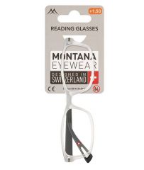 Dioptrické brýle HMR76D transparent white/black +1,50 MONTANA EYEWEAR E-batoh