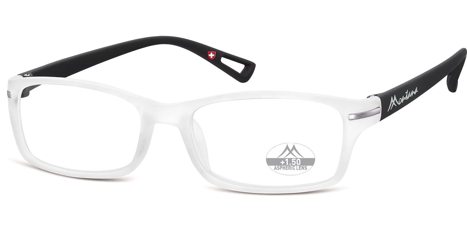 MONTANA EYEWEAR Dioptrické brýle HMR76D transparent white/black +1,50