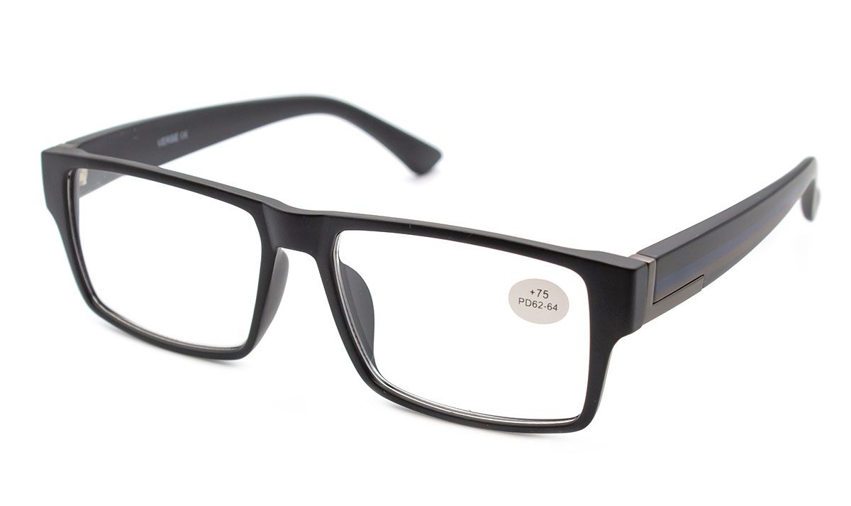 Dioptrické brýle extra silné Verse 23132-C2/+6,00 BLACK E-batoh