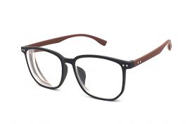 Samozabarvovací dioptrické brýle F23 / -3,00 black/brown E-batoh